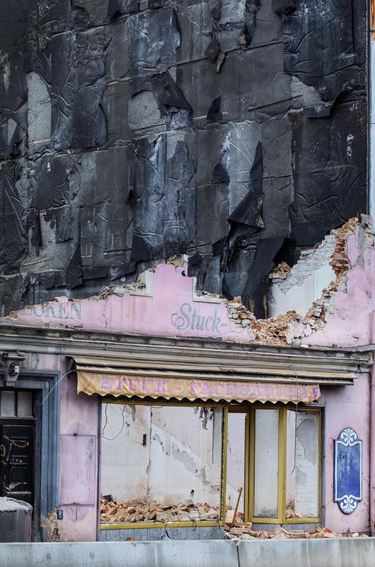 Wildbergstrasse Linz abstrakte Fotografie fotografiert von Mick Morley