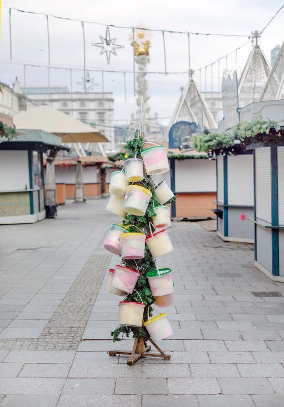 Eine schöne Weihnachtsmarkt Fotografie am Linzer Weihnachtsmarkt am Hauptplatz Linz